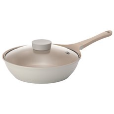 NEOFLAM Bella系列 炒鍋 附玻璃鍋蓋 IH電磁爐適用, 28cm, 1組