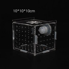 단일 번식 상자 인큐베이터 부화기격리 헤어 테일 보육원 어항 다, 1개, 3.S