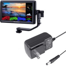 FEELWORLD FW568 V2 카메라 필드 DSLR 모니터 및 12V 1.5A 전원 어댑터 번들