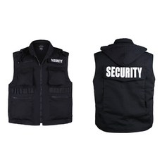 Mens Women Style SECURITY 유니폼 조끼 S M L XL 2XL베스트