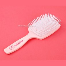 두피자극 적은 가볍고 편리한 캐릭터 핑크 헤어빗 4세, 1개