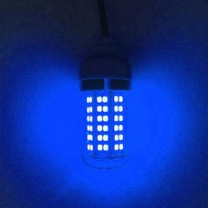 LED 수중 낚시 라이트 IP68 루어 파인더 램프 새우 오징어 크릴 126 2835SMD 12V, 푸른