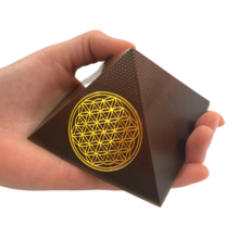 오르고나이트 피라미드 초강력 오르곤 에너지 생명의 꽃