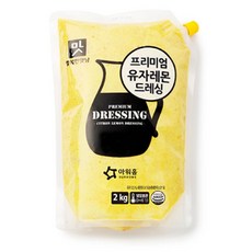 아워홈 프리미엄 유자레몬 드레싱 2kg, 5개