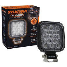 SYLVANIA 견고한 102cm4인치 큐브 LED 조명 포드 투광 2100 로우 루멘 오프로드 운전 작업 트럭 자동차 보트 ATV UTV SUV 4x4 1개, SYLVANIA 견고한 102cm4인치 큐브 LED 조
