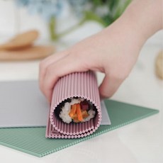 김밥집 분식집 간편 실리콘 김밥말이 주방 김밥틀 김밥싸기 도시락 메이커, 핑크