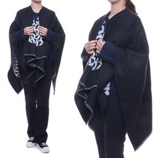 버버리 [버버리] 20FW 여성 모노그램 자카드 케이프 (8021795_BLACK_20F)