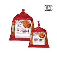 종가집김치 [종가] 중부식 포기김치 5.5kg + 총각김치 900g