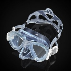 스킨 스쿠버 다이빙 마스크 드라이 스노쿨링 세트, 완전 투명 FR01T 신제품