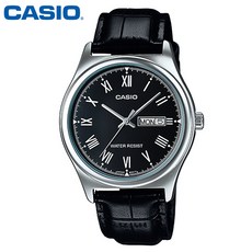 CASIO 카시오 남성 MTP-V006L-1B 가죽밴드 손목시계