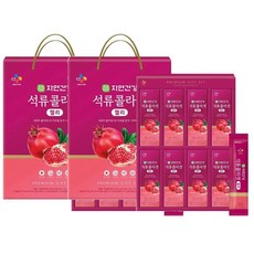 CJ [[2024설선물세트]자연건강 석류콜라겐 젤리 10gx 40입x2개 부모님 회사 직장동료 단체 거래처 선물, 14개