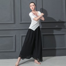 현대무용 한국무용 연습복 바지 와이드 입시 통넓은 치마바지 연습 바지