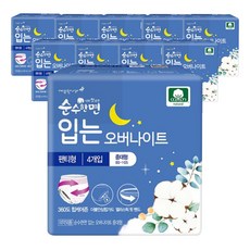 순수한면 입는 오버나이트 중대형 4개입 10개
