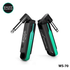 Swiff Audio WS-70 기타 무선 시스템 송신기 낮은 대기 시간 및 높은 오디오 재생 기타 액세서리 WS 70