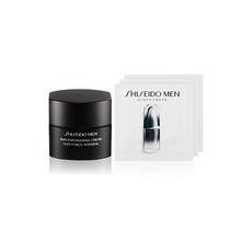 SHISEIDO MEN 시세이도 맨 스킨 엠 파워링 크림 샘플 포함 세트 플로럴 그린 미향성 x1, 1개