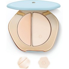 TIMAGE 2-in-1 하이라이터 & 파우더 팔레트 0.2oz, 1개