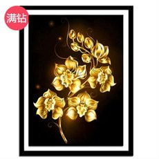 모란과목련십자수