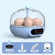 병아리 부화기 자동 어린이 가정용 지능형 달걀 앵무새, 4매 반자동(수동 계란 뒤집기+스스로 계란 찍기), 1개