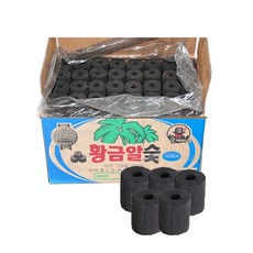SN월드 캠핑 숯 바베큐참숯 조개구이 강추 화력최강 황금알숯120개입 야자숯, 1개, 12kg