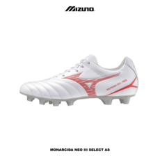 [국내배송] 미즈노 MORELIA NEO 3 셀렉트 화이트레드 가벼운 착용감 가벼운 남녀공용 클래식 축구화