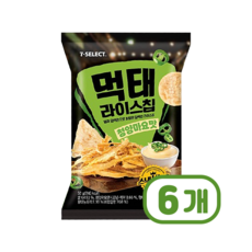 세븐일레븐 먹태 라이스칩 청양마요맛 봉지스낵 50g x 6개