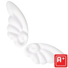 귀여운 천사 날개 헬멧 부착형 레포츠용 선물용, 화이트