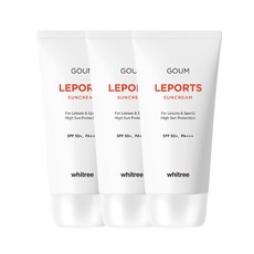 화이트리 고움 레포츠 선크림 SPF50+ PA+++, 3개, 60ml