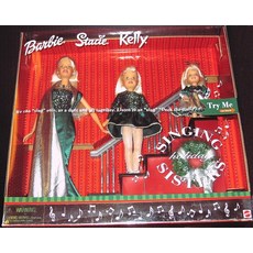 Barbie Holiday Singing Sisters Stacie Kelly Dolls 노래하는 덱 홀 (2000)