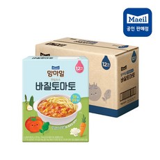 매일 맘마밀 안심소스 바질토마토 160G (8개입) 2박스(총 16개입), 16개