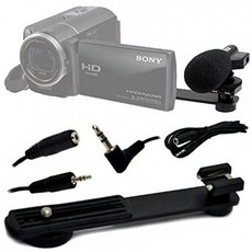 Vivitar Mic403 미니 줌 캠코더 마이크 (6 피트 연장 케이블 포함) 일반 모드 및 줌 모드-1 개의 AAA 배터리 (검정색)와 함께, 단일옵션
