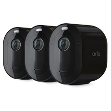 Arlo Pro 5S 2K 스포트라이트 카메라 - 2팩 - 보안 카메라 무선 실외 듀얼 밴드 Wi-Fi 컬러 나이트 비전 양방향 오디오 주택 보안 카메라 주택 개조 블랙, 3 Pack, 화이트, 2K 실내/실외 프로 5S, 2개