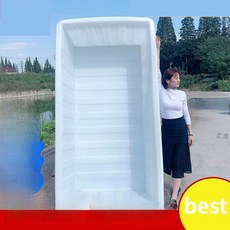 대형수족관 플라스틱 어항 두꺼운 양식 수조 물고기, 1개