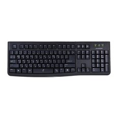 라온하우스 [삼성물산] 유선키보드 / USB 키스킨포함 멤브레인, 블랙, 249586