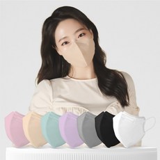 멜린 숨편한하루 2D 새부리형 컬러 덴탈마스크 10매, 숨편한하루 컬러 새부리 대형, 베이비핑크 10매입, 1개
