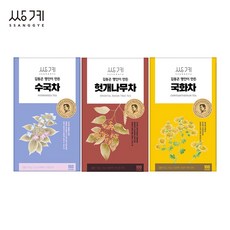 쌍계명차 김동곤명인이 만든 수국차 +헛개나무차 +국화차 (300티백)