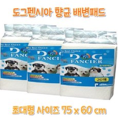 도그펜시아 애견용 향 배변패드 초대형, 4개, 20개