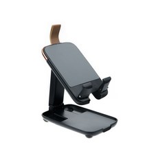 아이폰XS 맥스 스마트폰 높이조절 휴대용 거치대, 1개, BiLeOM414 거치대 블랙