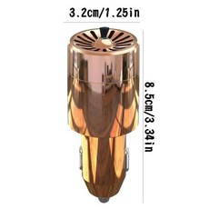 차량용공기청정기 자동차냄새제거 미니 12V 이오나이저 음이온 휴대용 이온, 빨간