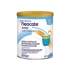 Neocate Junior with Prebiotics Unflavored 141 oz 400 g Case of 4 cans, One Size, One Color