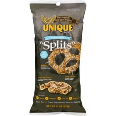 Unique Pretzels-엑스트라 솔트 스플릿 프레즐 엑스트라 솔트가 들어간 맛있는 비건 스낵 프레즐 큰 OU, 단일상품