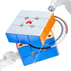 XMD Tornado V3 M 3x3x3 Tornado V3 M (Flagship) 토네이도 매직 큐브 스티커리스 마법, 1개