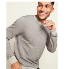 [올드네이비][남성]후드/스웨터/맨투맨Birdseye-Pattern Crew-Neck Sweater for Men