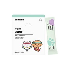 닥터뮨 강아지 고양이 영양제 조인트(관절건강) 1개, 닥터뮨 강아지 고양이 영양제 조인트(관절건강), , 1