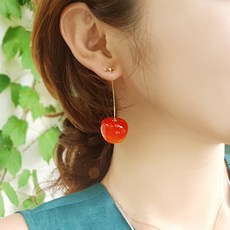 체리귀걸이