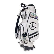 벤츠골프백 캐디백 방수 바퀴달린 골프가방, 화이트