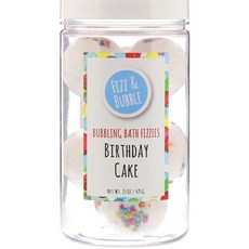 Fizz Bubble 버블링 배스 피지 버스데이 케이크 425g, 단일상품