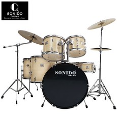 Sonido [풀세트구성] 소니도 Q-star 5기통 드럼세트 색상선택, 우드(NT)6기통