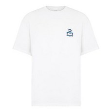 편집샵 드럭스 이자벨 마_랑 이자벨마_랑 24SS HUGO 로고 자수 티셔츠 화이트 TS0149HB B1N02H 20WH (P003196494)
