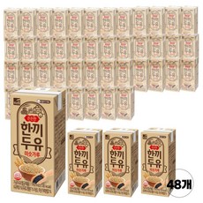 푸르밀 든든한 한끼두유 미숫가루맛, 190ml, 48개