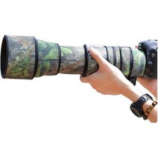 체이싱 버드 카무플라주 SIGMA용 방수 렌즈 코트 150-600mm F5-6.3 DGOS HSM 컨템포러리 레인프루프 보호 커버(레드 카무플라주), Green Leaf Camouflage, With 1.4X and 2.0X TC